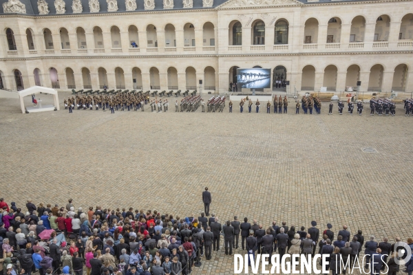 Hommage aux morts de la guerre d indochine aux invalides