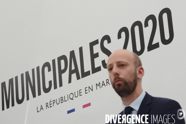 Municipales 2020 : conférence de presse de La République En Marche