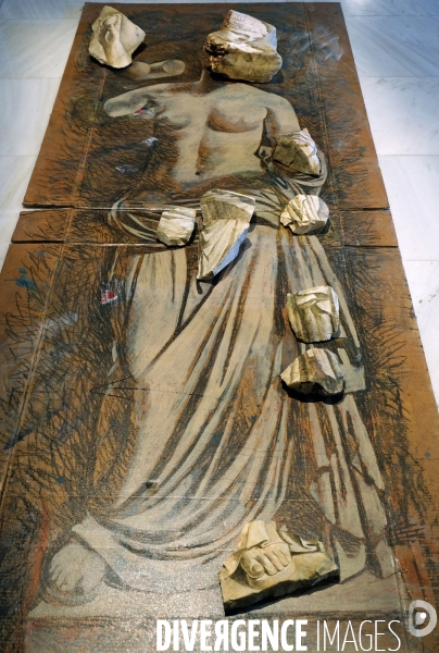 Exposition et portrait de Pavlos Samios au musée byzantin et chtrétien d  Athénes