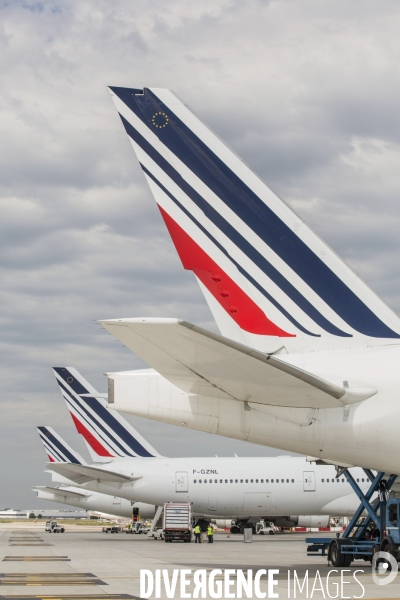 Avions air france sur le tarmac d orly