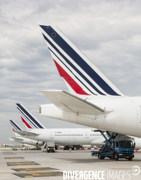 Avions air france sur le tarmac d orly