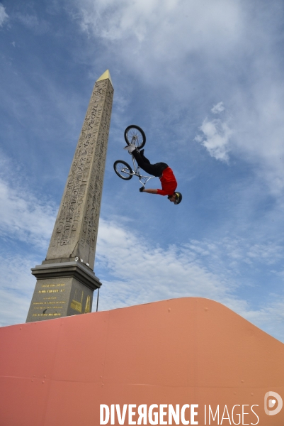 Journée Olympique pour les parisiens, place de la Concorde