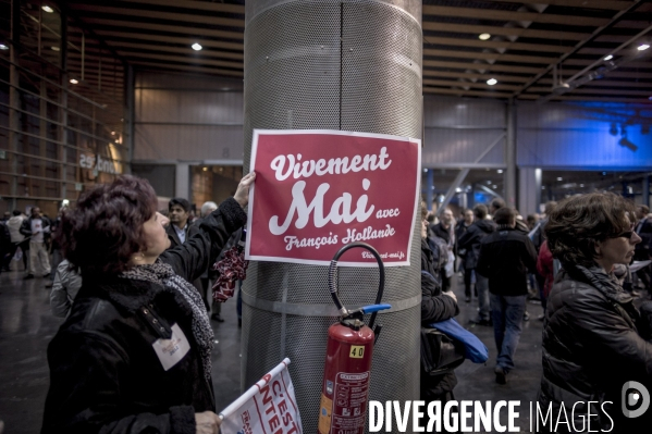Un meeting de Francois Hollande : Lille J-5