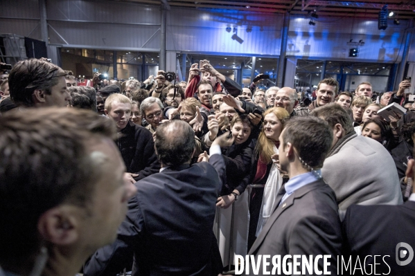 Un meeting de Francois Hollande : Lille J-5