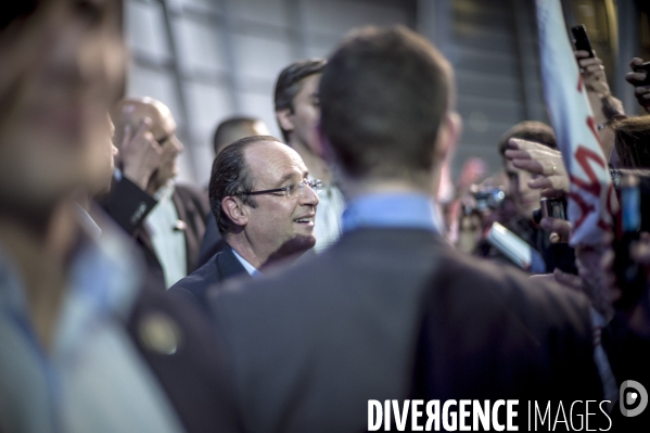 Un meeting de Francois Hollande : Lille J-5