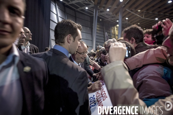 Un meeting de Francois Hollande : Lille J-5