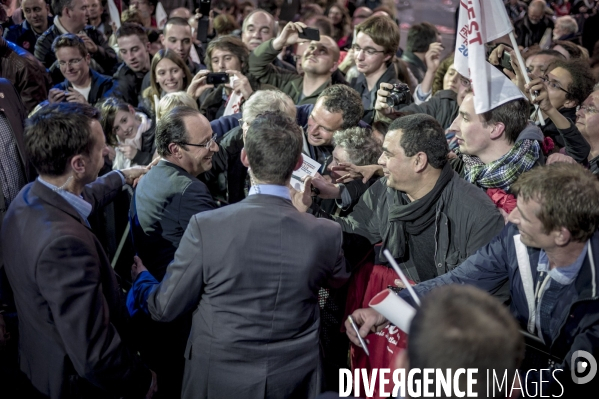 Un meeting de Francois Hollande : Lille J-5