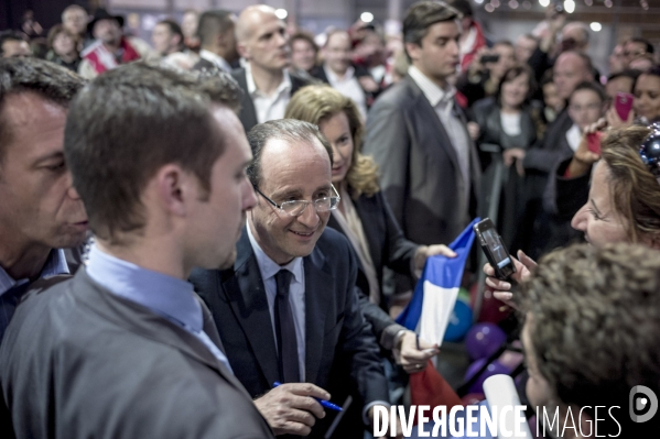 Un meeting de Francois Hollande : Lille J-5