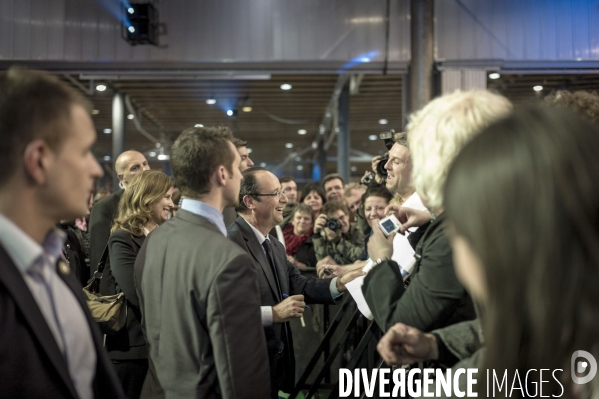 Un meeting de Francois Hollande : Lille J-5