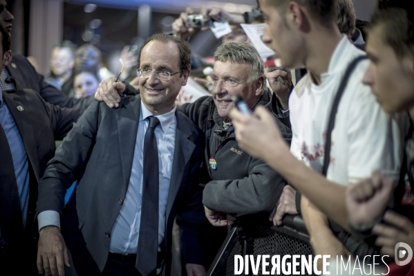 Un meeting de Francois Hollande : Lille J-5