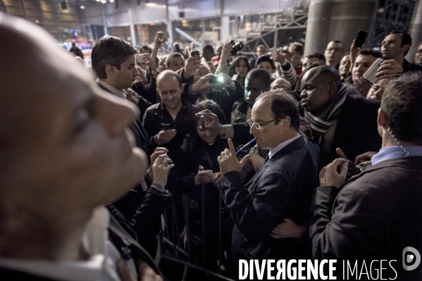 Un meeting de Francois Hollande : Lille J-5
