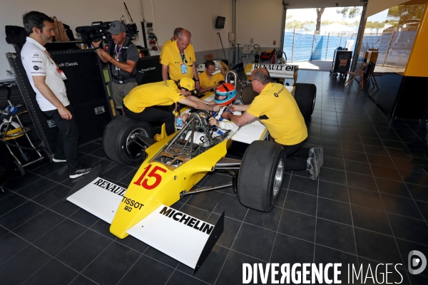 Jean-Pierre Jabouille. 40 ans après sa première victoire avec Renault Turbo.