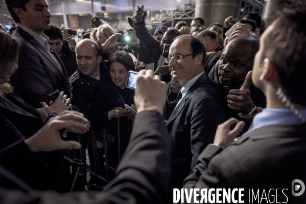 Un meeting de Francois Hollande : Lille J-5
