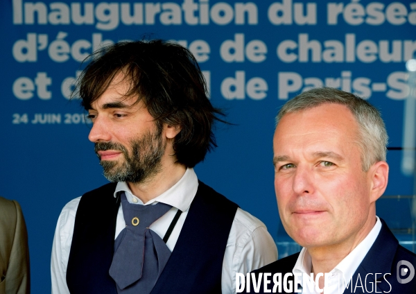 Inauguration du réseau d échange de chaleur et de froid de Paris-Saclay.