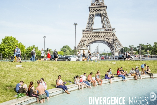 Canicule à Paris - Juin 2019