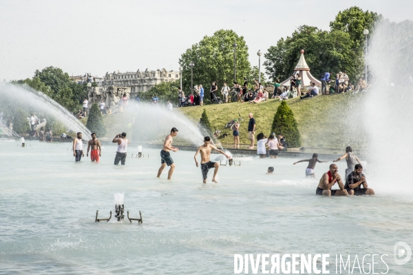 Canicule à Paris - Juin 2019