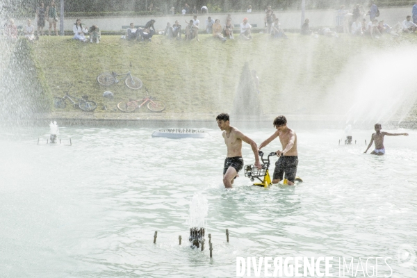 Canicule à Paris - Juin 2019