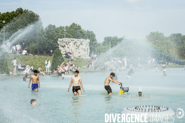 Canicule à Paris - Juin 2019