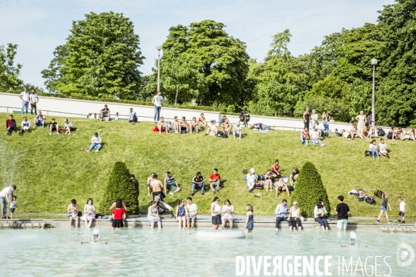 Canicule à Paris - Juin 2019