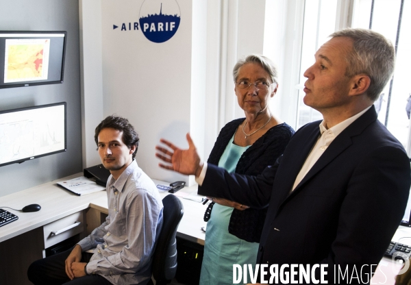 François de RUGY visite AIRPARIF.