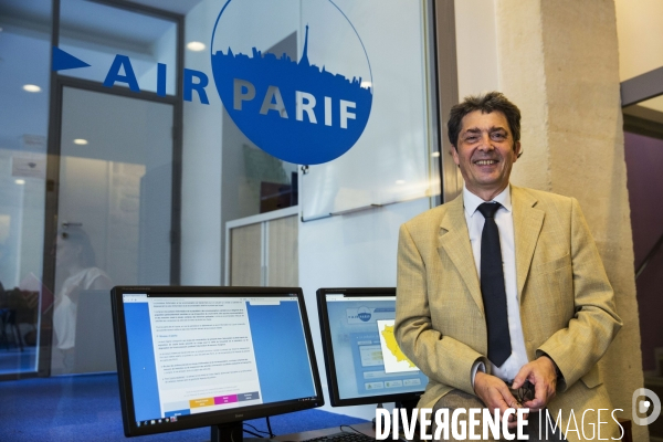 François de RUGY visite AIRPARIF.