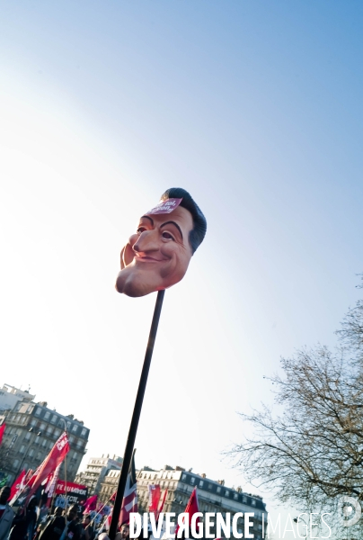 Paris 19 mars 2009, manifestation