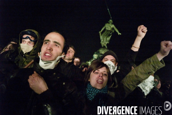 Paris 19 mars 2009, manifestation