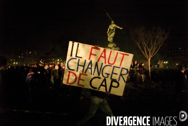 Paris 19 mars 2009, manifestation