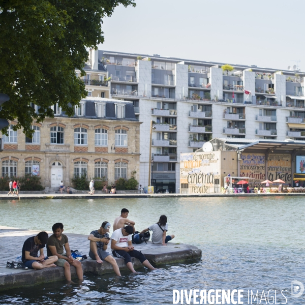 Canal de l ourcq, ete 2019