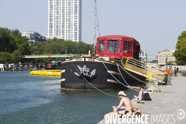 Canal de l ourcq, ete 2019