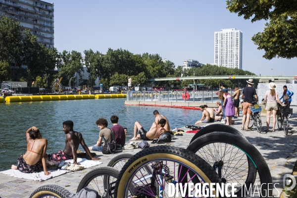 Canal de l ourcq, ete 2019