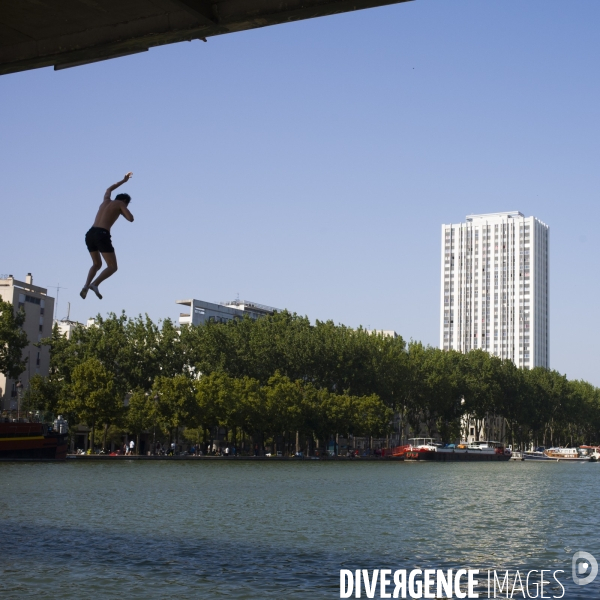Canal de l ourcq, ete 2019