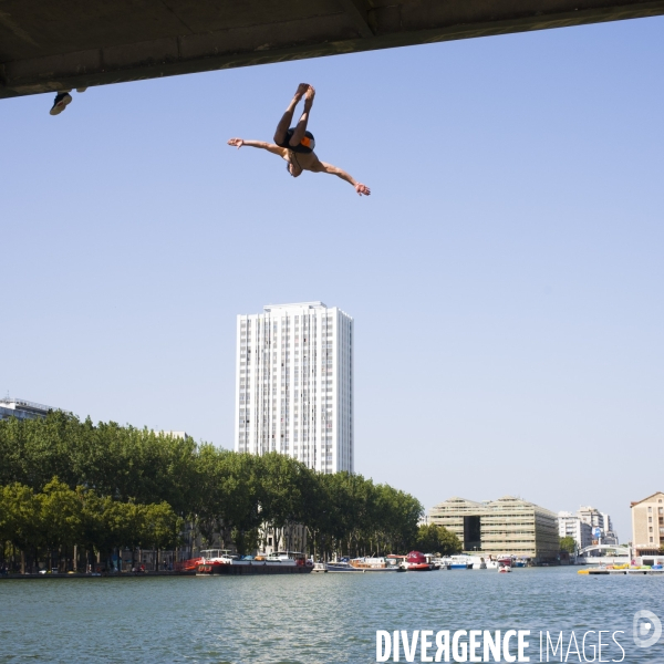 Canal de l ourcq, ete 2019