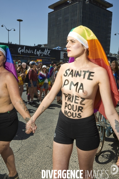 Gay Pride, Manifestation des fiertés, Paris