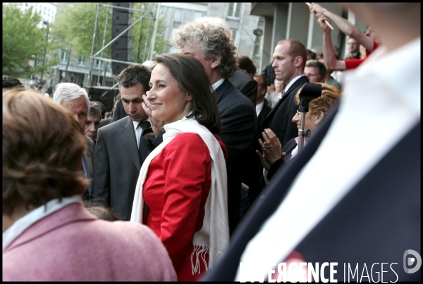 Election presidentielle 2007 . ultime meeting de segolene royal avant le second tour .