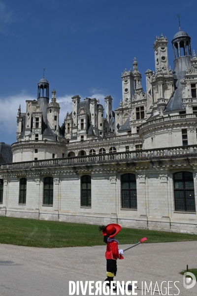 Inaugaration du passage  de la Route équestre européenne d Artagnan par le château de Chambord