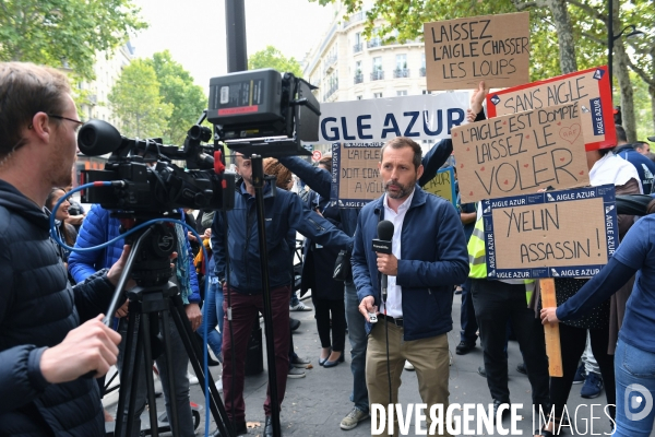 Rassemblement de salariés de la compagnie Aigle Azur