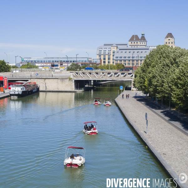 Canal de l ourcq, ete 2019.