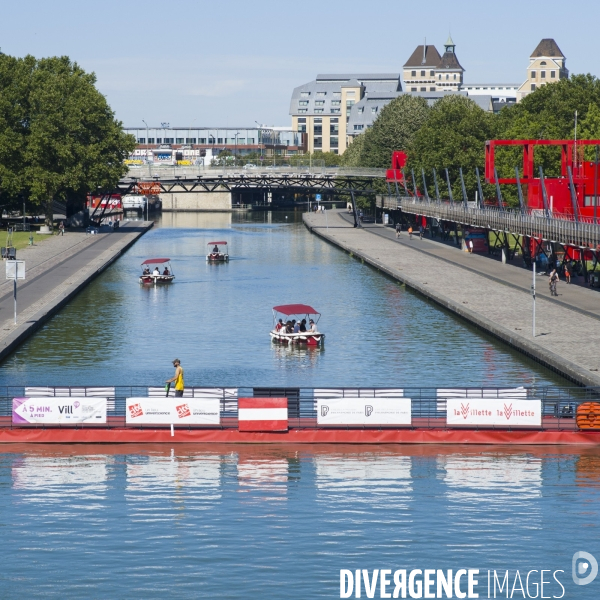 Canal de l ourcq, ete 2019.