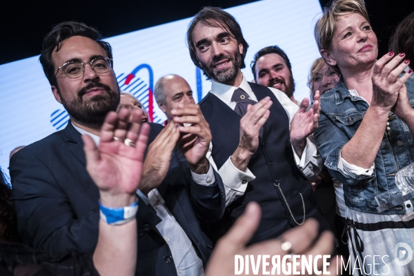 Meeting de Cedric Villani au théâtre du Gymnase.