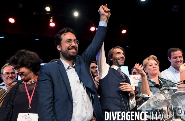 Meeting de cedric Villani pour les municipales parisiennes