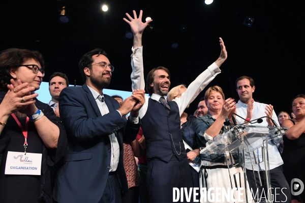 Meeting de cedric Villani pour les municipales parisiennes