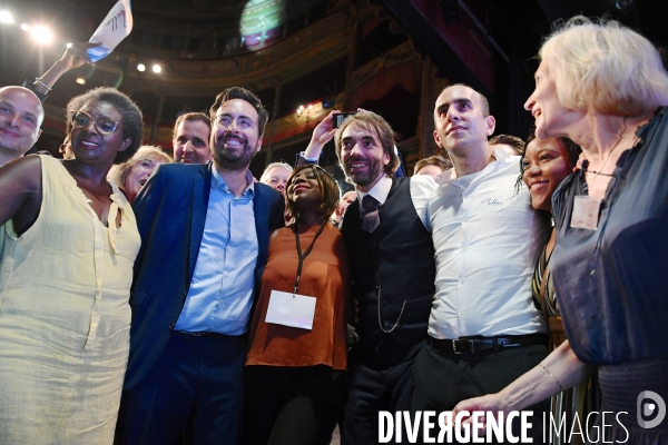 Meeting de cedric Villani pour les municipales parisiennes