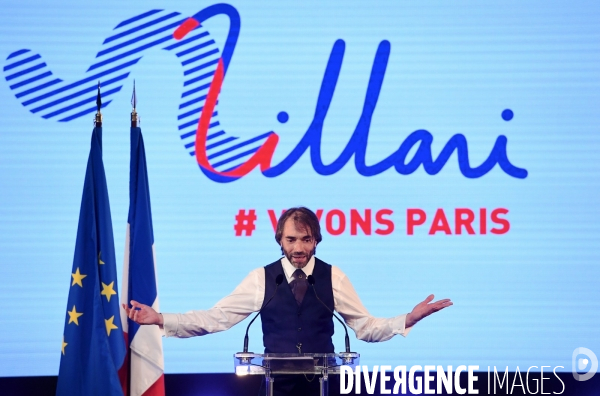 Meeting de cedric Villani pour les municipales parisiennes