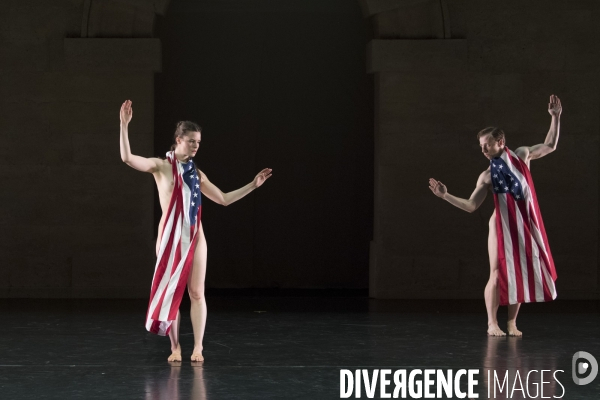 TRIO A WITH FLAGS - Yvonne Rainer - Stephen Petronio Company