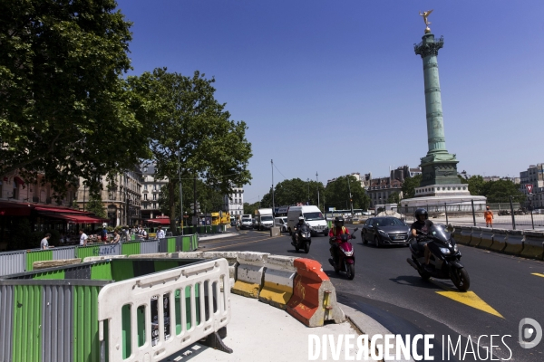 Les travaux dans Paris.