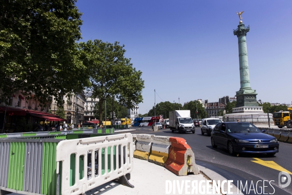 Les travaux dans Paris.