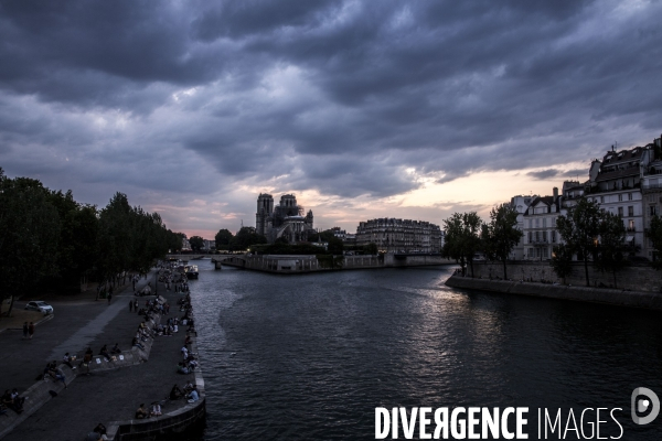 Notre-Dame de Paris 3 mois après l incendie.