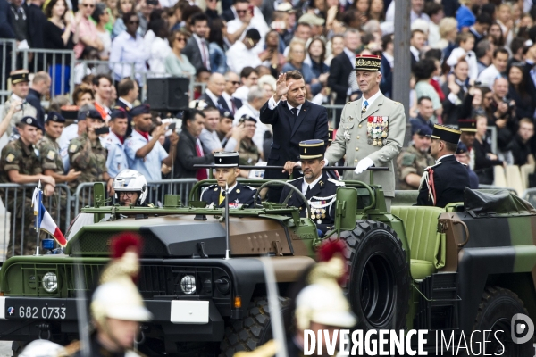 Emmanuel MACRON préside le défilé militaire du 14 juillet 2019