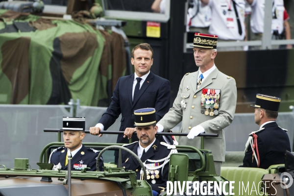 Emmanuel MACRON préside le défilé militaire du 14 juillet 2019